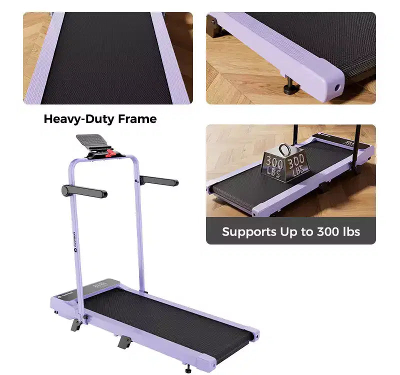 DeerRun A6 Plus Everyday Cardio Treadmill with 5% Incline, Adjustable Speed up to 7.5 MPH, 300 lbs