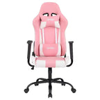 BestMassage Gaming Chair Office Chair with Lumbar Support Headrest Armrests and Rolling Swivel Computer Chair for PC Gamer