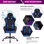 BestMassage Gaming Desk Chair Office Chair Computer Chair with Armrests 360 Swivel Lumbar Support Executive Task Chair for Adults