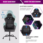 BestMassage Gaming Desk Chair Office Chair Computer Chair with Armrests 360 Swivel Lumbar Support Executive Task Chair for Adults