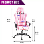 BestMassage Gaming Desk Chair Office Chair Computer Chair with Armrests 360 Swivel Lumbar Support Executive Task Chair for Adults