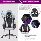 BestMassage Gaming Desk Chair Office Chair Computer Chair with Armrests 360 Swivel Lumbar Support Executive Task Chair for Adults