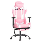 BestMassage Racing Gaming Chair Office Massage Chair with Massage Function Lumbar Support PU Leather for Adult