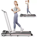 DeerRun A6 Plus 2026 Slim 2-in-1 Folding Treadmill with 5% Incline, Bluetooth & Remote Control, 300lbs