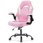 Chaise de jeu ultime JIONJOY : ergonomique, en cuir PU, chaise de bureau de direction avec accoudoirs relevables