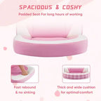 FIRNEWST Confort de jeu supérieur : Chaise ergonomique en cuir PU avec accoudoirs relevables réglables