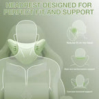 Hoffree Breathable Fabric Massage Gaming Chair Ergonomic Office PC Chair with Footrest & Adjustable