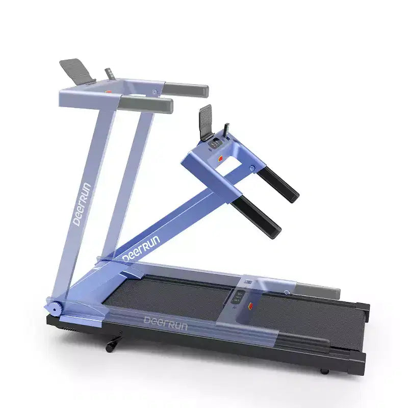DeerRun A1 6% Incline Walking & Running Treadmill with Handrails, 0.67.5 MPH, 300 lb Capacity for Home Fitness