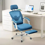 JIONJOY Ergonomic Mesh Gaming Chair with Footrest - 90-135 Recline, Adjustable Lumbar Support & Headrest