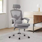 JIONJOY Ergonomic Mesh Gaming Chair with Footrest - 90-135 Recline, Adjustable Lumbar Support & Headrest