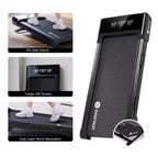 Tapis de marche sous bureau DeerRun Z10 avec inclinaison de 12 %, capacité de 136 kg, tapis de marche pour la maison et le bureau