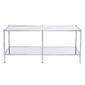 Knox Glam Mirrored Cocktail Table - Charcoal - SEI