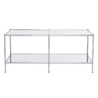 Knox Glam Mirrored Cocktail Table - Charcoal - SEI
