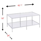 Table basse miroir Knox Glam – Anthracite – SEI