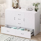 Lit escamotable Queen Mjkone avec station de recharge, lit pliable de style armoire peu encombrant avec matelas