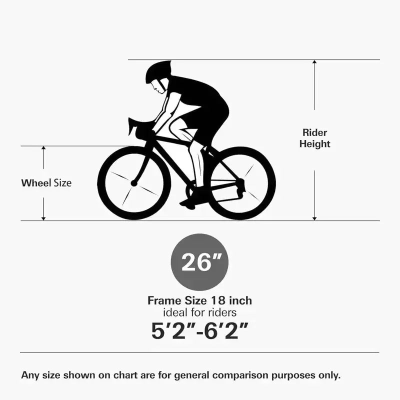 hykolity 26 27.5 Wheel Mountain Bike, 18 Speed MTB Women Men Bicycle with Adjustable Saddle, Full Suspension for Outdoor Cycling