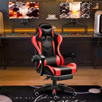 Chaise de jeu ergonomique avec support lombaire Design de course élégant