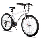 BAMCBASE 24 26 Mountain Bike, 18 Speeds High-Carbon Steel Frame, Sport Cycling MTB Bicycle for Adult