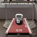 NAYSAYE Treadmill with Compact Design Supports 242lbs Capacity for Home Office Fitness, Pink, 49.2*20.47*4.92