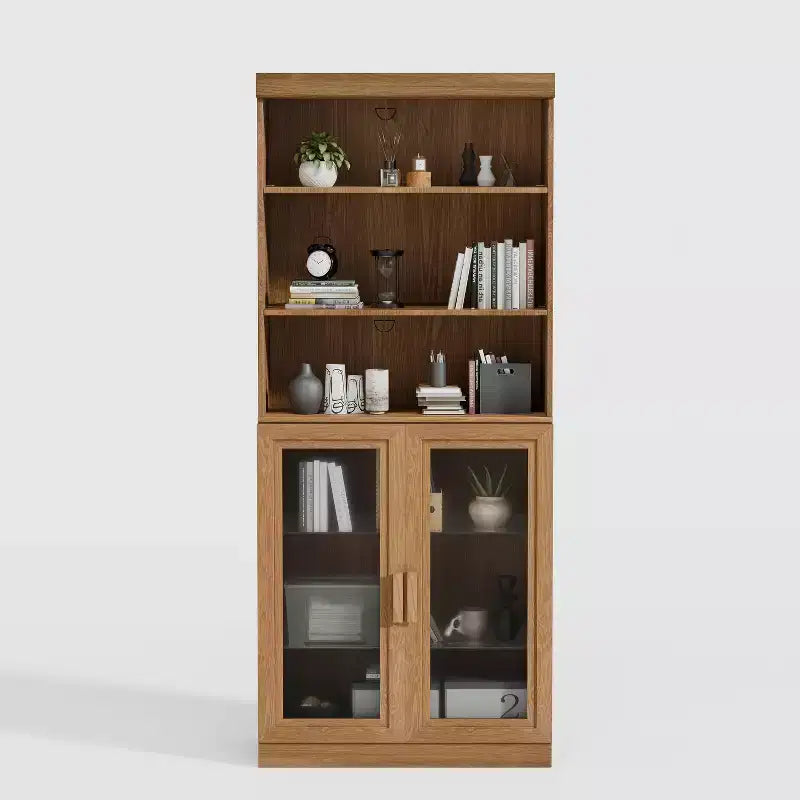 Armoires de rangement élégantes et généreuses à porte vitrée avec un grand espace de rangement, à la fois pratiques et esthétiques