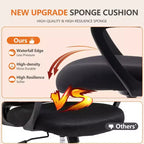 MAYEERTY 66 Canapé-lit futon - Dossier inclinable avec 2 porte-gobelets, 3 positions d'inclinaison, Revêtement en lin