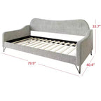 Lit de repos double rembourré Natty de Home Design
