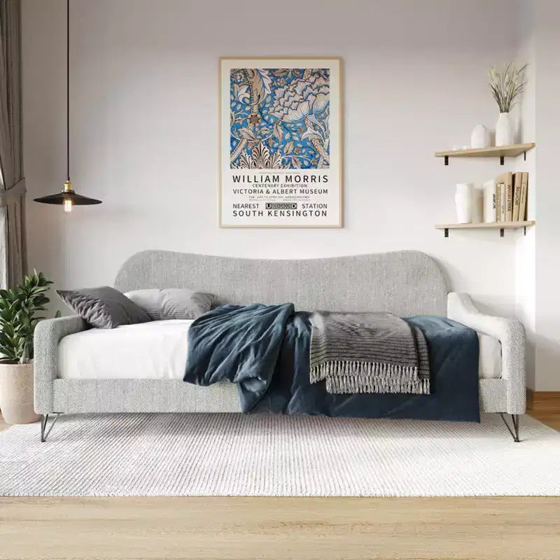 Lit de repos double rembourré Natty de Home Design