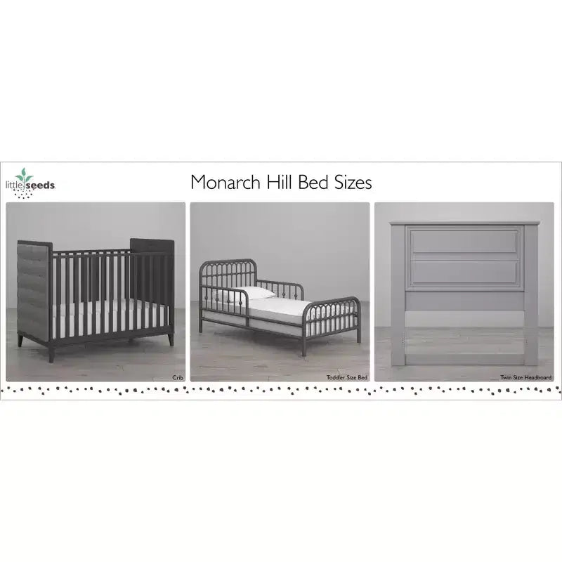 Lit de tout-petit en métal Ivy Monarch Hill de Little Seeds