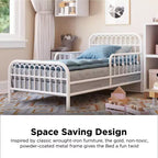 Lit de tout-petit en métal Ivy Monarch Hill de Little Seeds