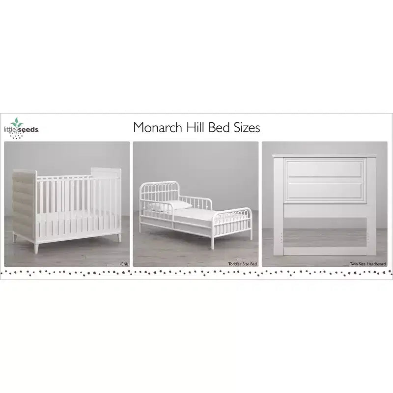 Lit de tout-petit en métal Ivy Monarch Hill de Little Seeds
