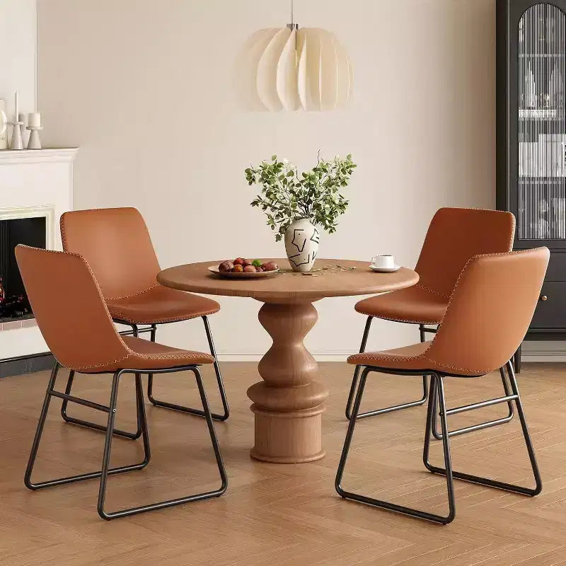 Pexfix Lot de 4 chaises de salle à manger en similicuir imperméable