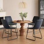Pexfix Lot de 4 chaises de salle à manger en similicuir imperméable