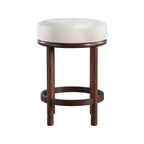 Meridian Furniture, Tabouret de comptoir Monette en velours crème
