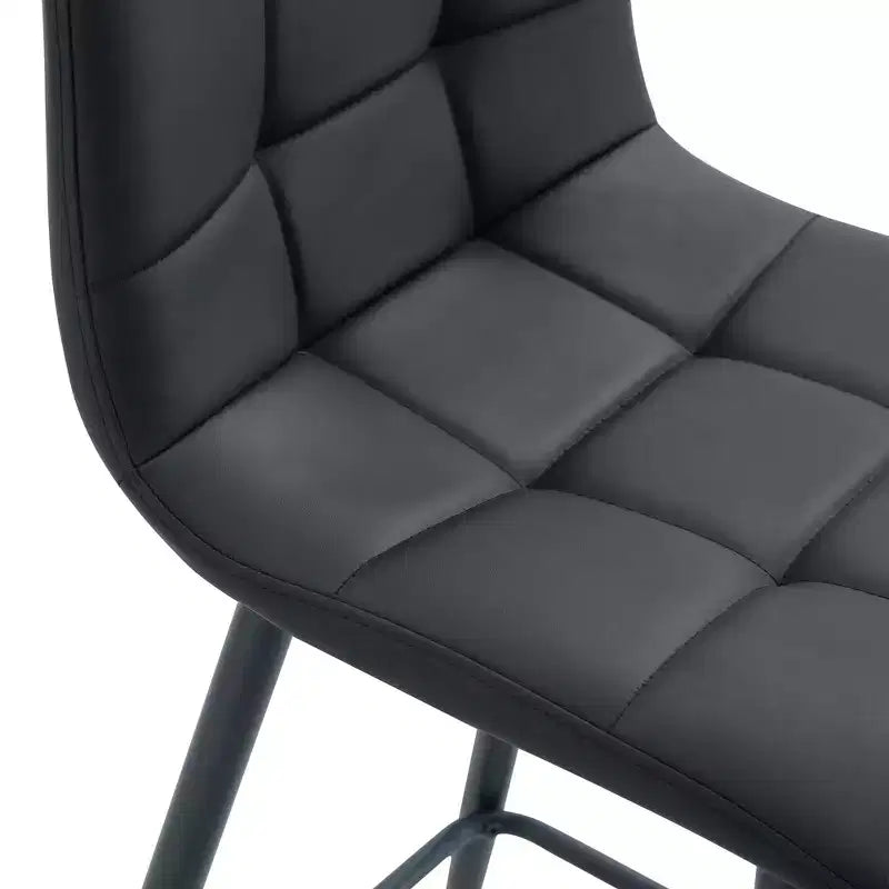 ModernLuxe Lot de 2 tabourets de bar Tabourets de comptoir Chaises de bar Chaises de salle à manger Tabourets de pub, marron/noir/blanc