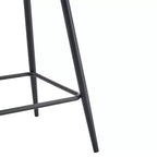 ModernLuxe Lot de 2 tabourets de bar Tabourets de comptoir Chaises de bar Chaises de salle à manger Tabourets de pub, marron/noir/blanc