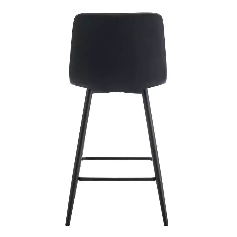 ModernLuxe Lot de 2 tabourets de bar Tabourets de comptoir Chaises de bar Chaises de salle à manger Tabourets de pub, marron/noir/blanc
