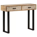 vidaXL Console Table 39.4x11.8x29.5 Solid Mango Wood