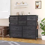 Commode à 10 tiroirs pour chambre à coucher, commode avec tiroirs en tissu, organisateur de commode pour placard, couloir, salon