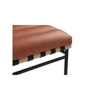 Meridian Furniture, Chaises de salle à manger Burke en cuir végétalien, Lot de 2