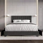 Lit rembourré avec rangement Olean de Home Design
