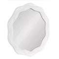 Kate and Laurel Wavern Round Wavy Mirror