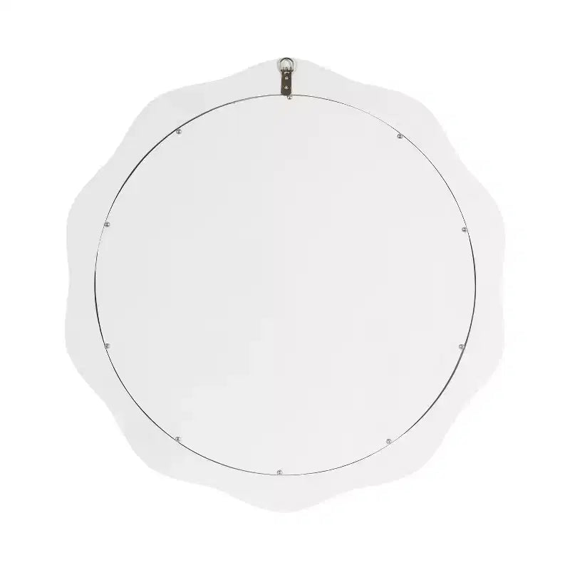 Miroir ondulé rond Kate et Laurel Wavern