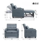 Karl Home |Canapé-lit simple de 89 cm de large