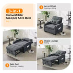 Karl Home |Canapé-lit simple de 89 cm de large