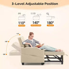 Karl Home |Canapé-lit simple de 89 cm de large