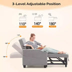 Karl Home |Canapé-lit simple de 89 cm de large