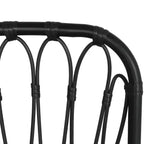 MAYEERTY Lot de 2 chaises de salle à manger d'extérieur en rotin PE avec coussin lavable en rotin gris pour patio et jardin