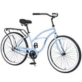 NAYSAYE Beach Cruiser Bike 26 inch Wheels Bike 7 Speed V-Brake Comfortable Saddle Classic Retro Cruiser Bike Commuter Bike for Women Men Senior