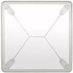 Suzanna Acrylic Accent Table - SFV2550B - Silver - Safavieh Couture