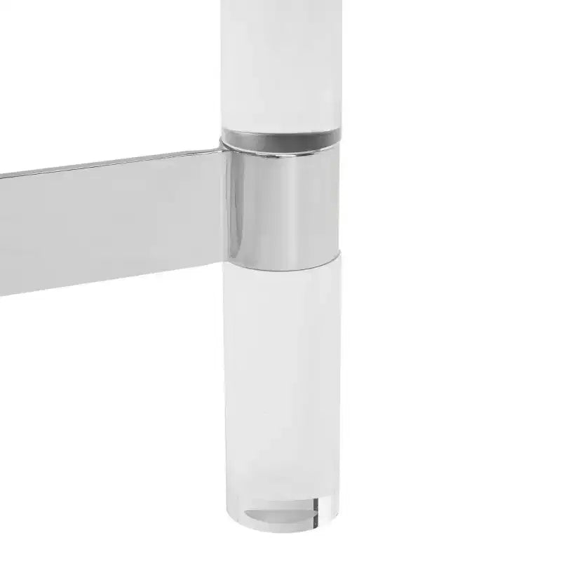 Suzanna Acrylic Accent Table - SFV2550B - Silver - Safavieh Couture
